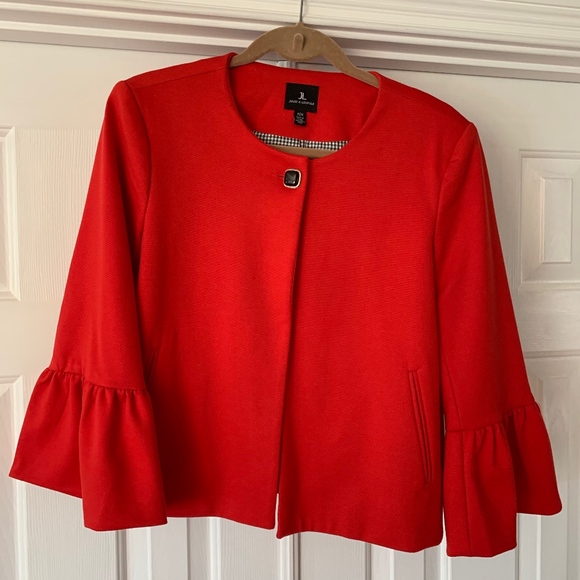 Jules & Leopold Jackets & Blazers - Short jacket red, with bell sleeves